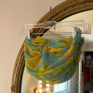 ZARA colorful wired tube top